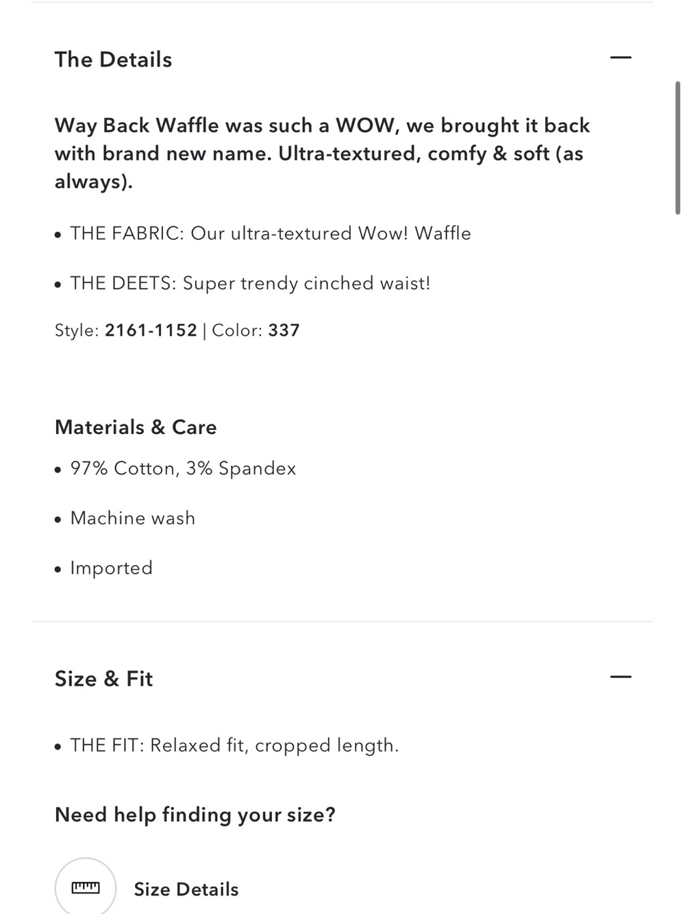 OFFLINE By Aerie Wow! Waffle Cinched T-Shirt Size XL - Picture 2 of 12